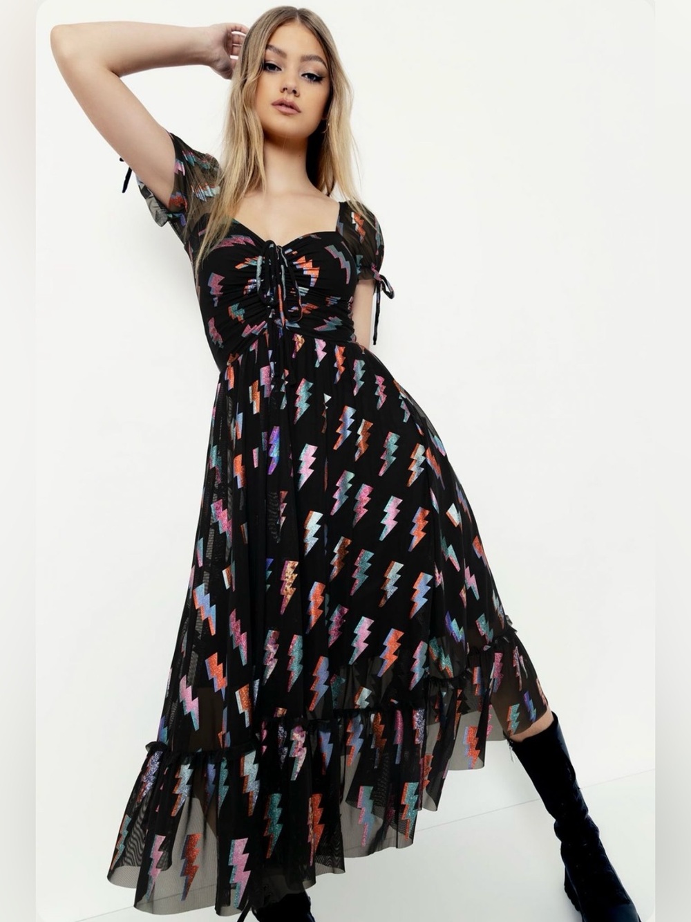 Blackmilk Ziggy tea party dress Bowie M new with tags